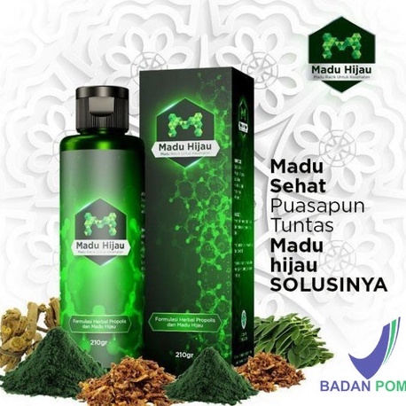 Madu Hijau Asli 100% Original Madu Obat Asam Lambung - Maag - GERD Madu Lambung Terlaris