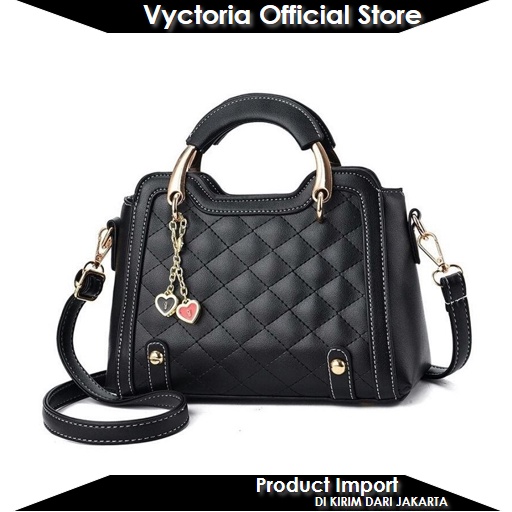 (COD) Vyctoria VOS8011 Tas Selempang Wanita Fashion Import Handbag Promo JT8011 GT1715 8011 1715