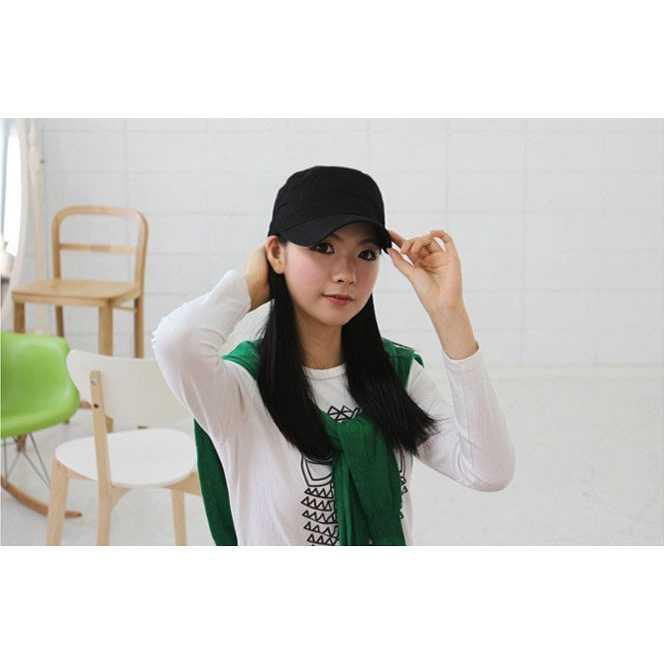 FLB Topi Flat Top Komando City Hunter - F314 [Hitam]