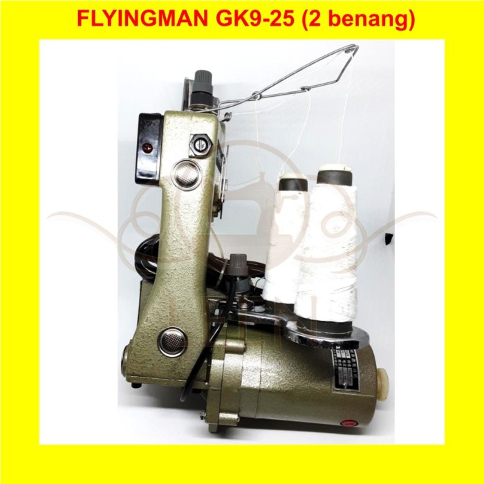 Mesin Jahit Karung Flyingman GK9-25 2 benang Portable Bag Closer LEEN