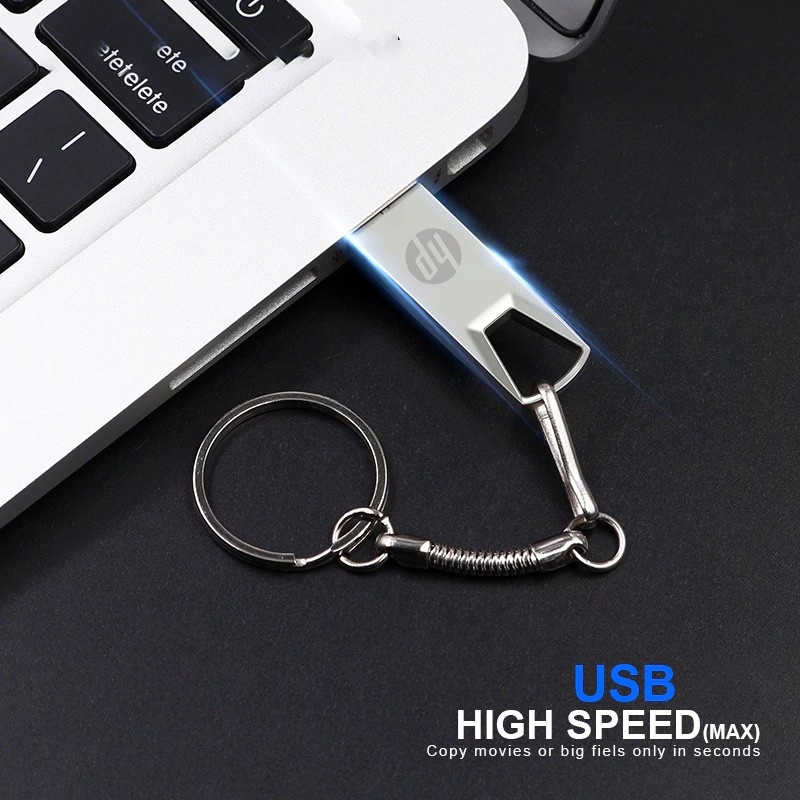 Hp Flashdisk USB High Speed Anti Air Bahan Metal Kapasitas 16gb / 32GB / 64GB / 128GB