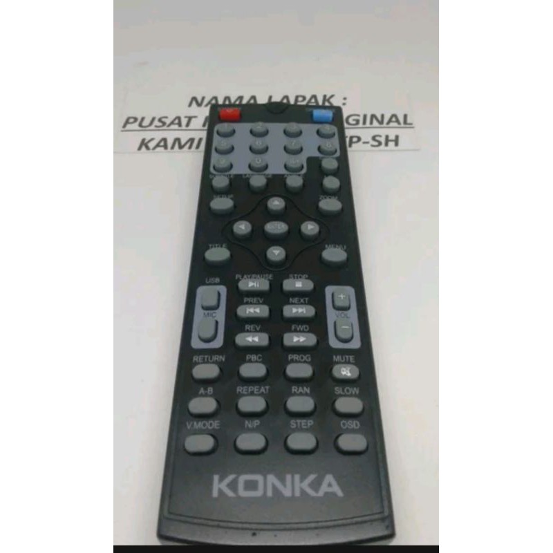 REMOTE REMOT DVD PLAYER KONKA ORIGINAL ASLI