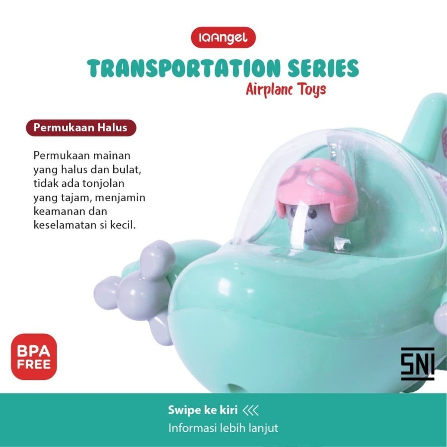 IQ Angel Airplane Toys IQ309-A-1 / Mainan Edukatif Anak