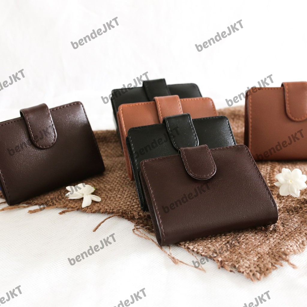 BENDE - DOMPET KARTU PRIA LEATHER SERIES DAN UANG KERTAS PREMIUM TEMPAT KARTU