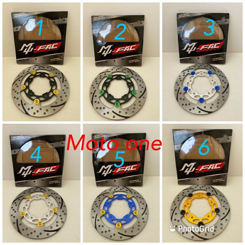 Disc mufac brake 220mm disc piringan depan 5 lubang Vario150