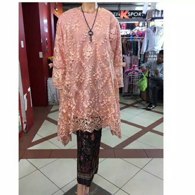 KEBAYA KURUNG TULLE 3D / TUNIK TILLE / KEBAYA KONDANGAN / BAJU KURUNG BROKAT