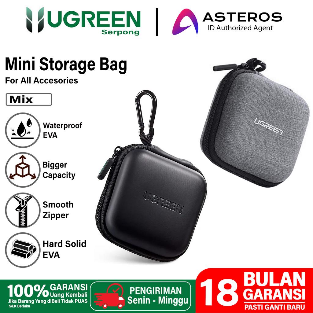 UGREEN Case Earphone Charger Storage Eva Waterproof Tas Penyimpanan Gadget