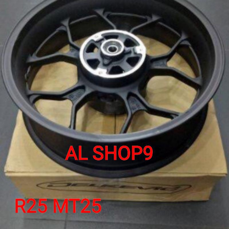 VELG YAMAHA R25 MT25 DELKEVIC 5,5 INCH VELG REAR WHEEL R25 MT25 ORIGINAL DELKEVIC
