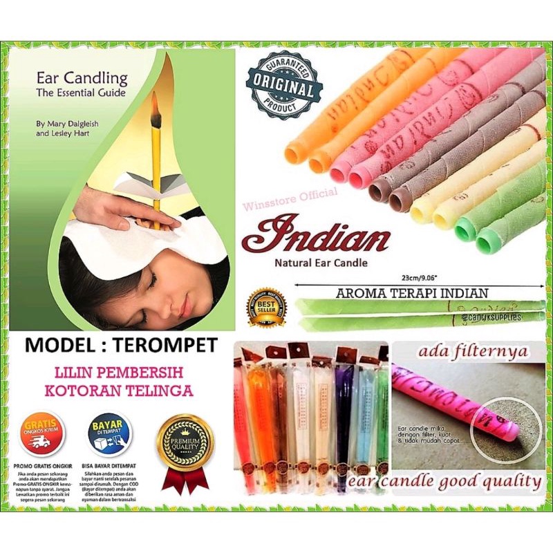 EAR CANDLE merek INDIAN/Lilin Terapy Telinga