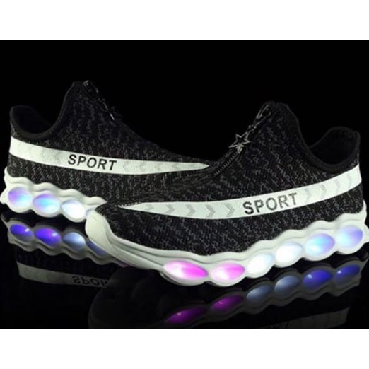 Sepatu Anak Led + Charging | sepatu USB charging Led