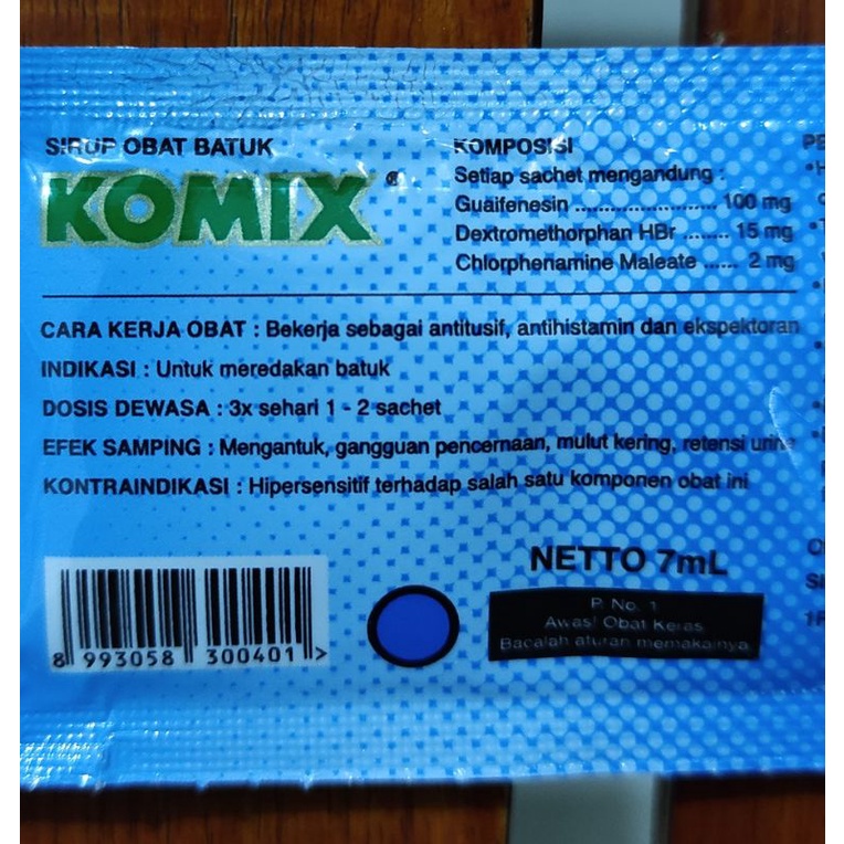 Komix Rasa Peppermint / Batuk / Melegakan Tenggorokan