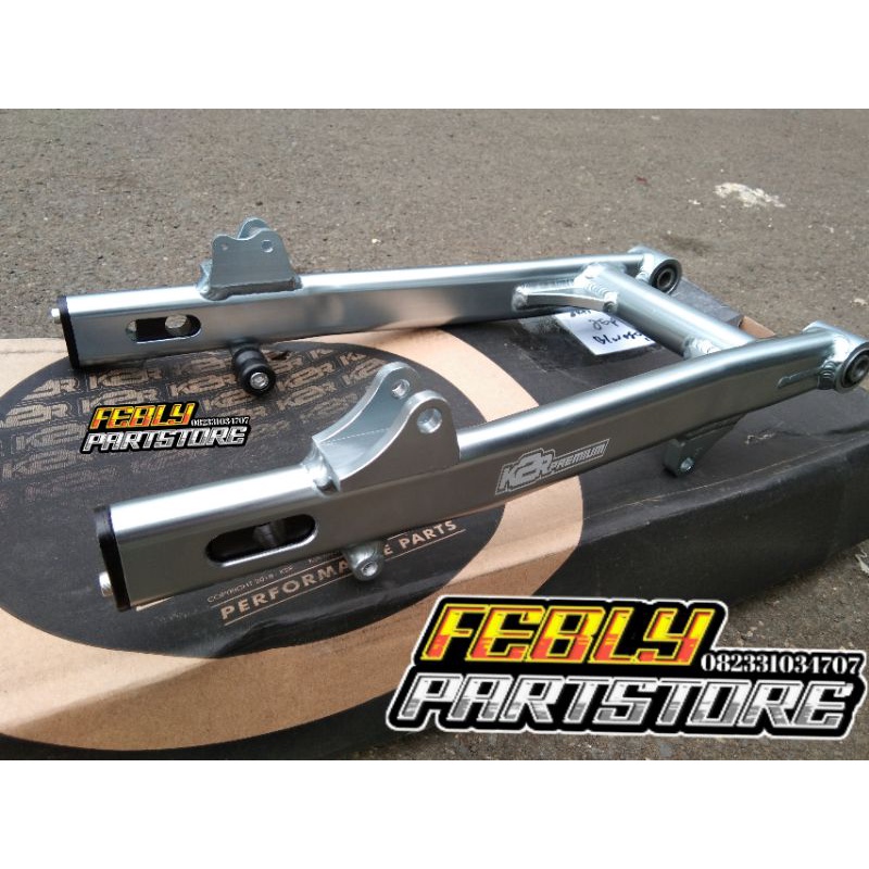 SWING ARM K2R KAWAHARA TITANIUM PNP HONDA CB BEGEL PANJANG AREM CB BEGEL PANJANG K2R TITANIUM MODEL 
