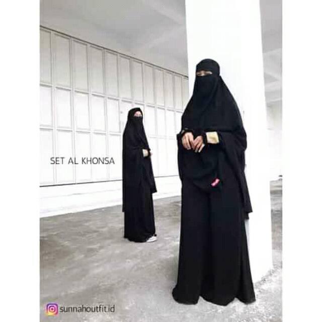 Diskon Gamis Jetblack Sunnah Outfit