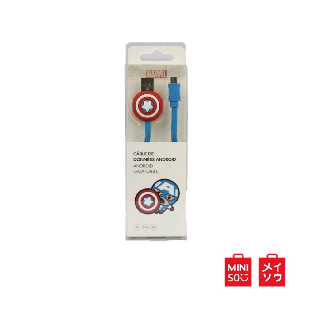 [SALE] Miniso Marvel Android Data Cable ( Micro / Type - C)