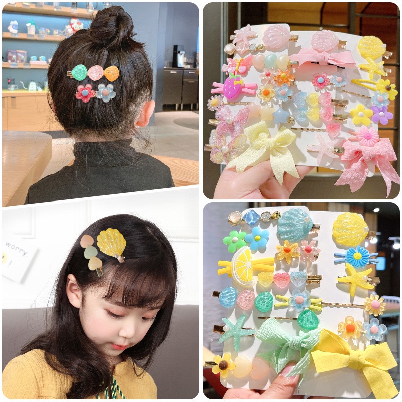 1 SET 9PCS / JEPIT RAMBUT ANAK SET SPESIAL EDITION KARAKTER LUCU / JEPITAN RAMBUT / JEPIT RAMBUT KOREA / HAIR CLIP