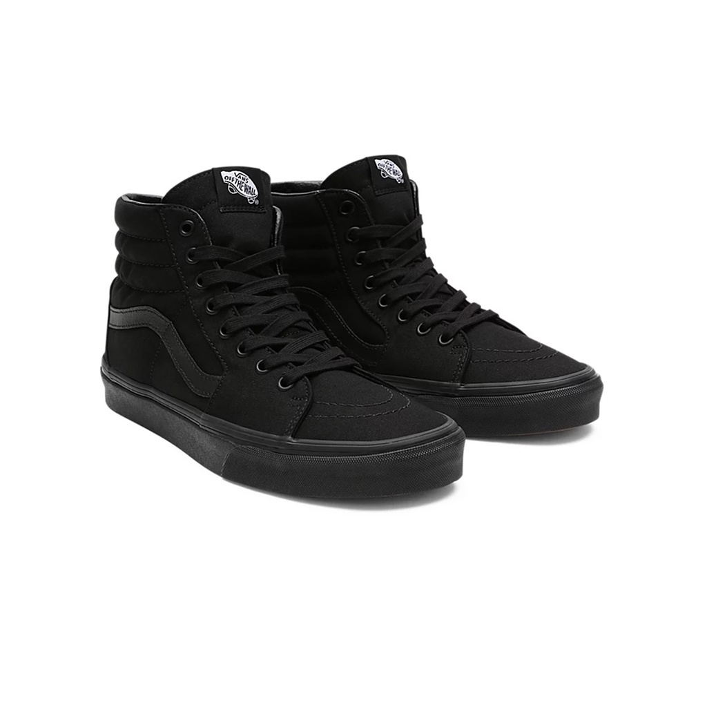 SEPATU VANS OFF THE WALL | SK8 HI BLACK BLACK