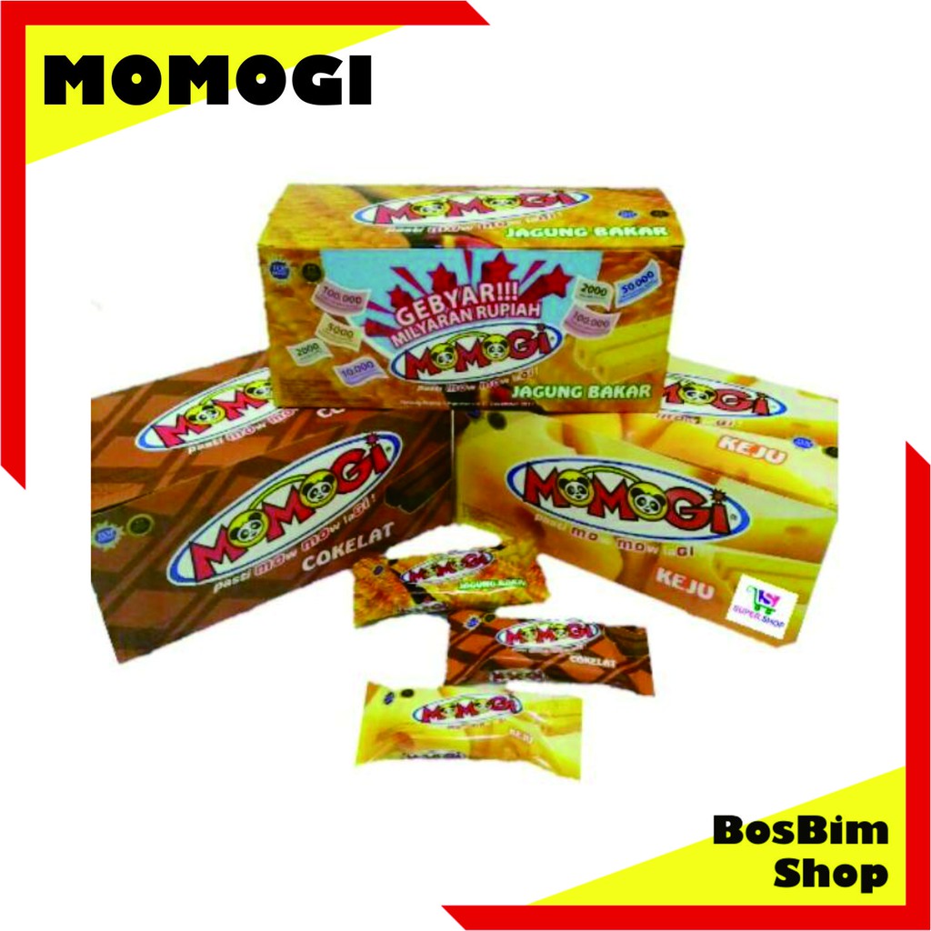 

Momogi Stik Keju Jagung Bakar Jagung Bakar Keju Coklat Cappuccino Tutti Frutti 20pcs Bos Bim Shop