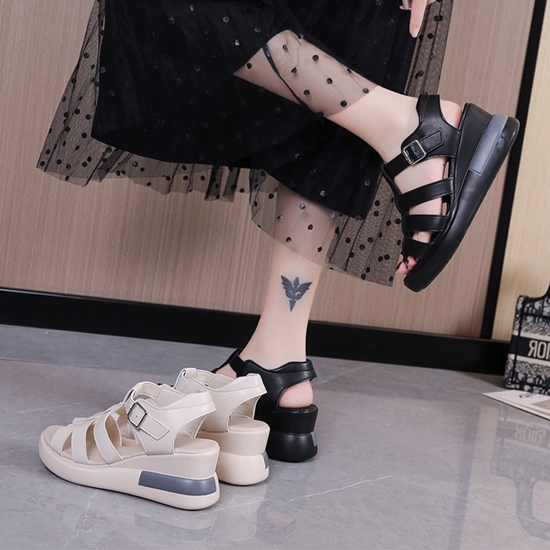 [DREAM] 138 Sandal Wanita Sepatu Sandal Wedges Sepatu Wanita Premium Quality