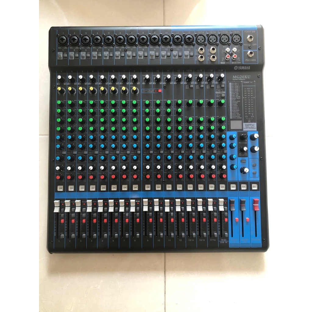 Mixer Audio Yamaha MG 20XU MG 20XU MG 20XU ( 20 channel )