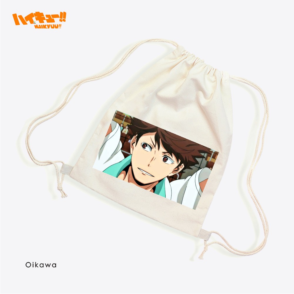 Stringbag Anime Haikyuu Hinata Oikawa Karasuno nekoma Suga #STHA