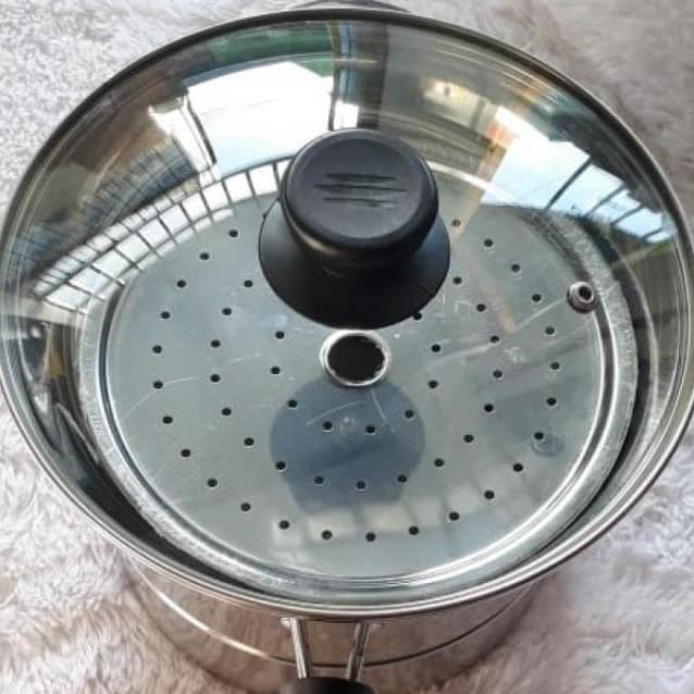 Deep Fryer 22 cm Multifungsi pot 3 in 1 - Stainless