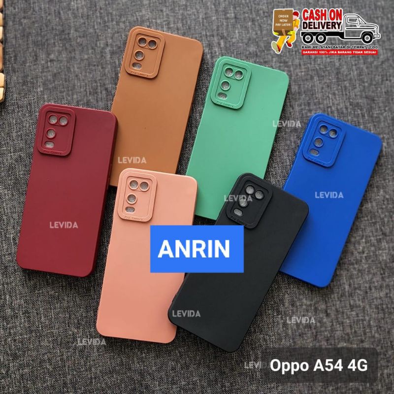 OPPO A54 A55 4G CASE PRO CAMERA MACARON CASING SOFTCASE SILIKON