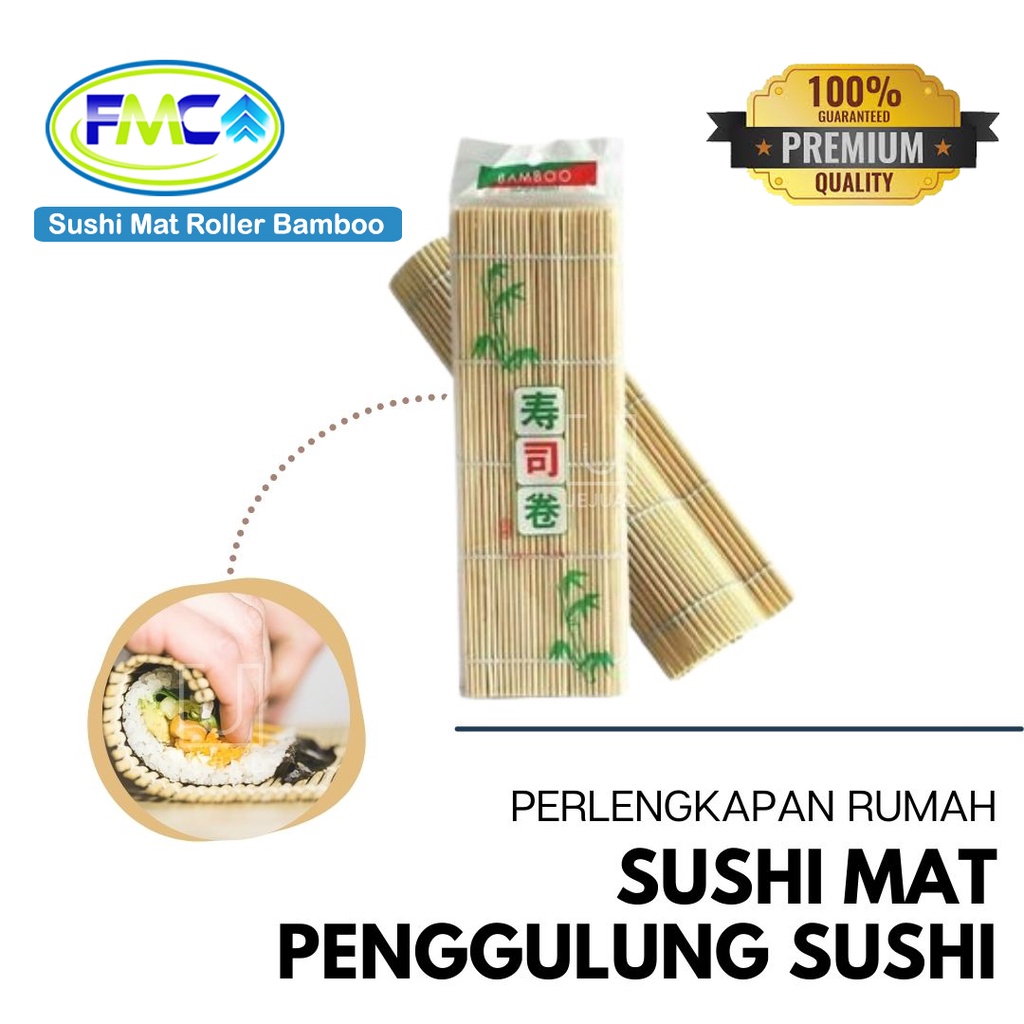 Sushi Roller Maker Gulungan Sushi Mat Sushi Roller  Tikar Penggulung Bambu Bamboo Praktis Murah