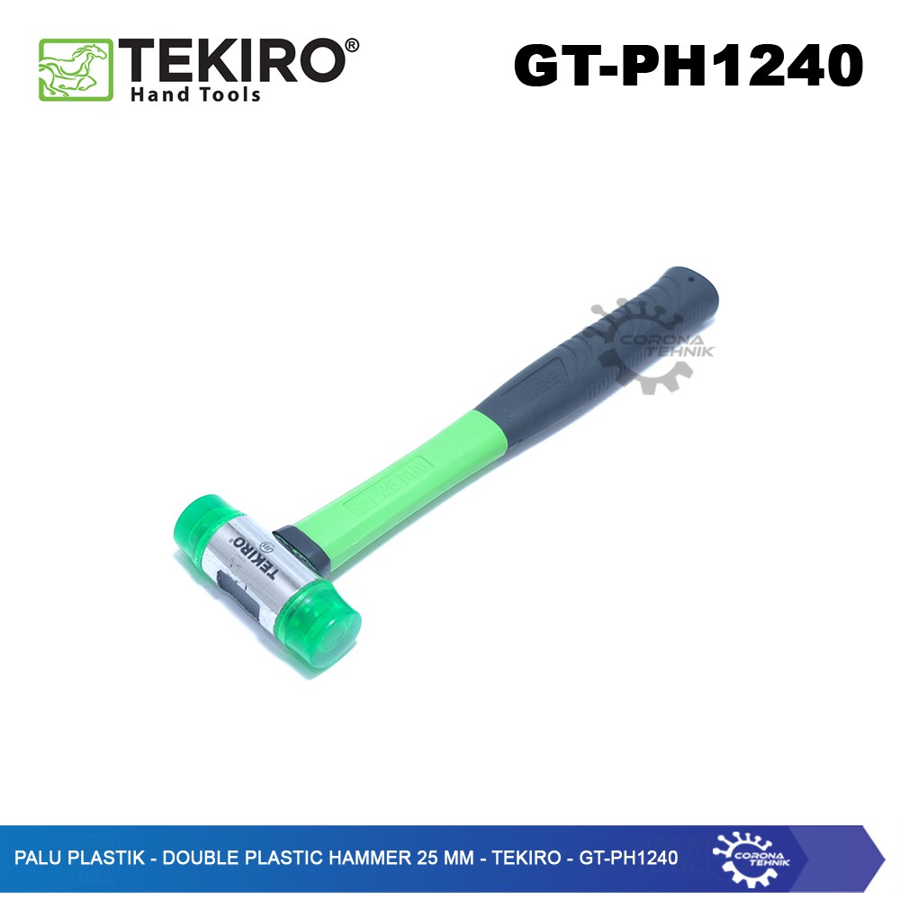 Palu Plastik - Double Plastic Hammer 25 mm - Tekiro - GT-PH12400