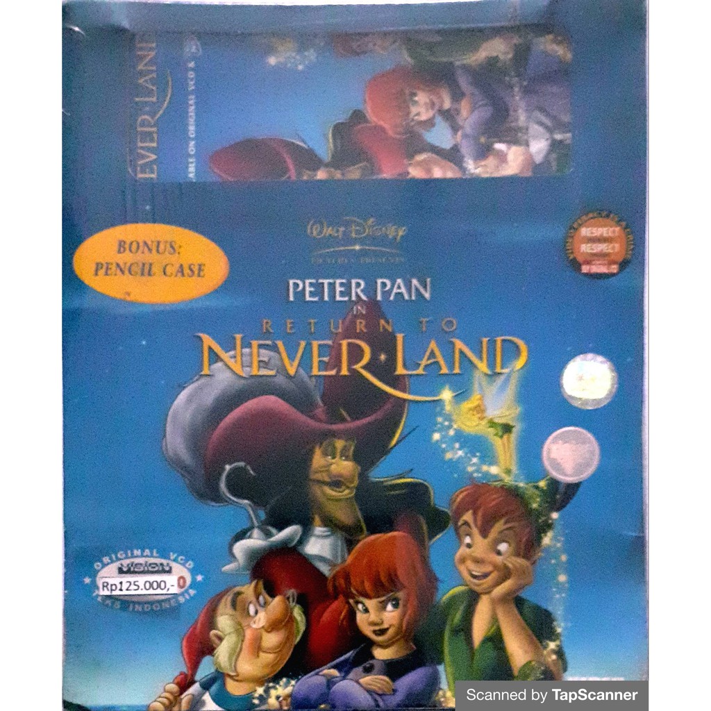 Peter Pan in Return To Never Land [Bonus Pencil Case] | VCD Original