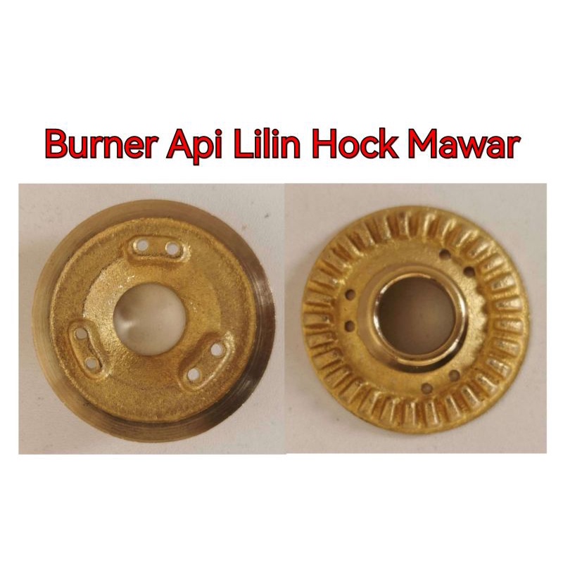 Burner Api Lilin Hock Mawar Kecil