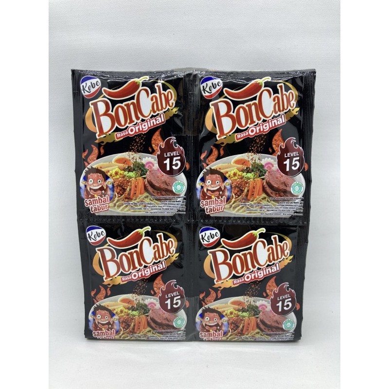 Kobe Bon Cabe Level 15 24x6gr RENTENG barcode 8995899250143