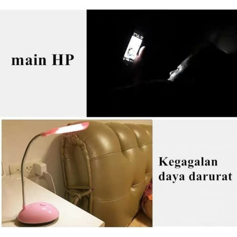 Lampu LED Meja Belajar Mini Vanstar V7188 Desk Lamp Portable