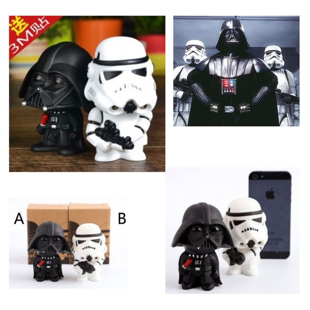 Mainan Action Figure Starwar5 Car Shake Boneka Goyang Mobil Q Version  111124