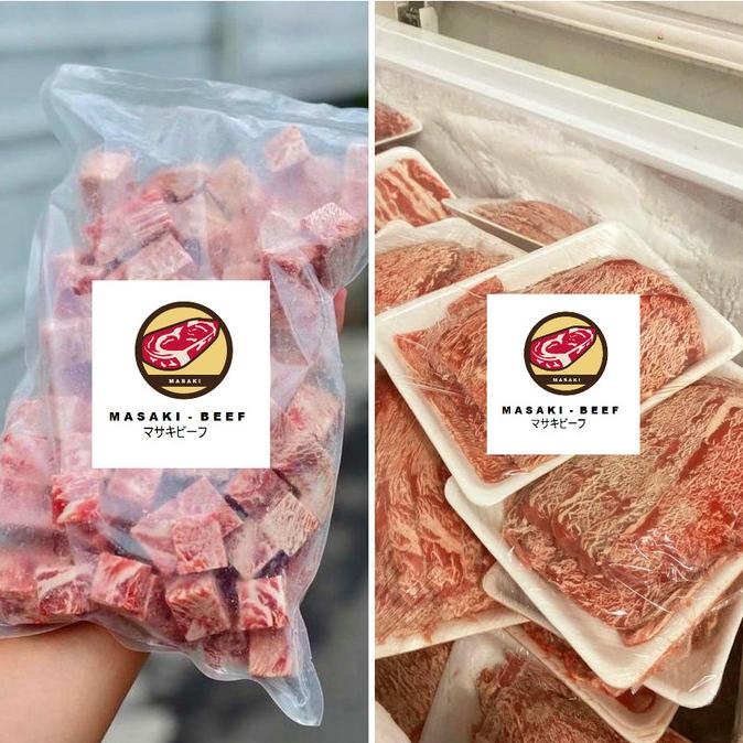 

Bundling Wagyu Beef Slice 500Gr + Wagyu Saikoro Cubes 500Gr .. Ee39Keogff