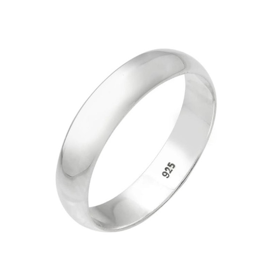 cincin pernikahan perak pria/wanita