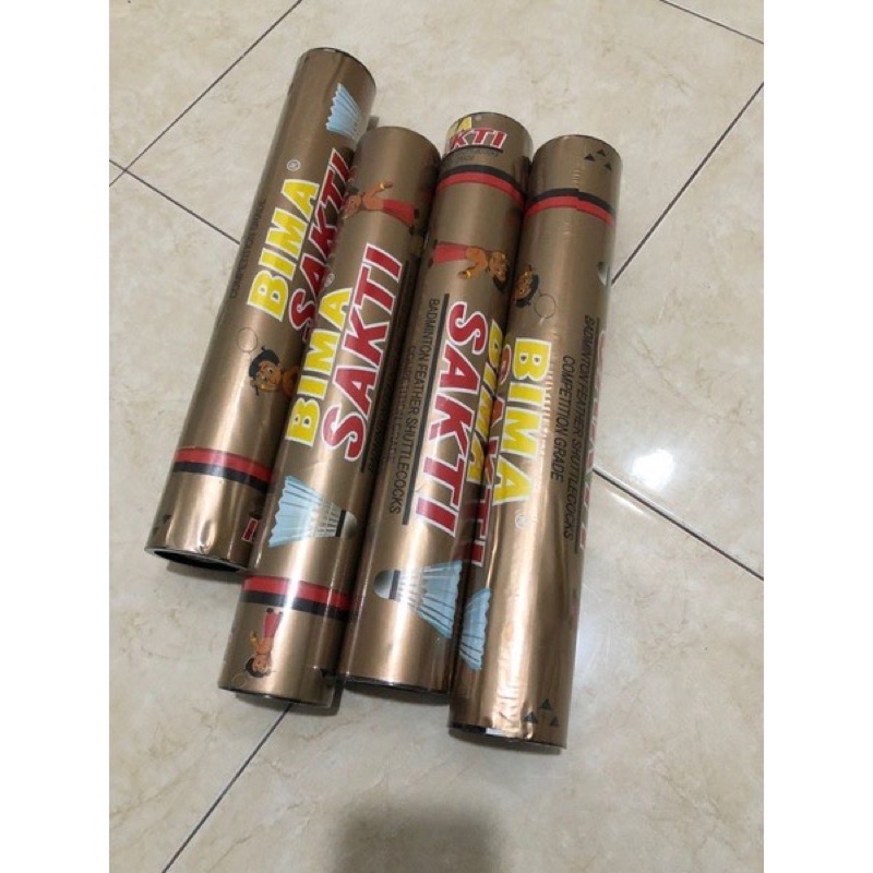 SHUTTLECOCK BIMA SAKTI GOLD SHUTTLECOCK BIMA SAKTI KUNING BOLA BULUTANGKIS BIMA SAKTI HITAM COCK BAD