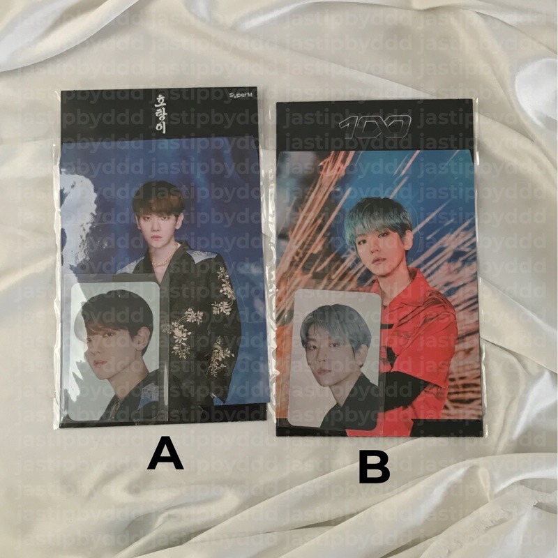 HOLOGRAM PHOTOCARD + STANDEE SET SUPER ONE BAEKHYUN SUPERM EXO PC BBH HOLO