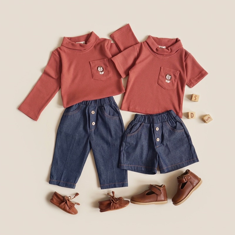 RACHIDKIDS / TURTLENECK ANAK / TURTLENECK SET ANAK / BOOMIE TURTLENECK SET