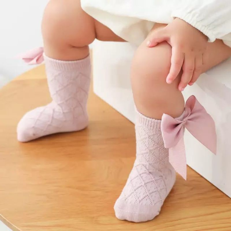 Kaos kaki bayi pita renda / Baby socks big ribbon