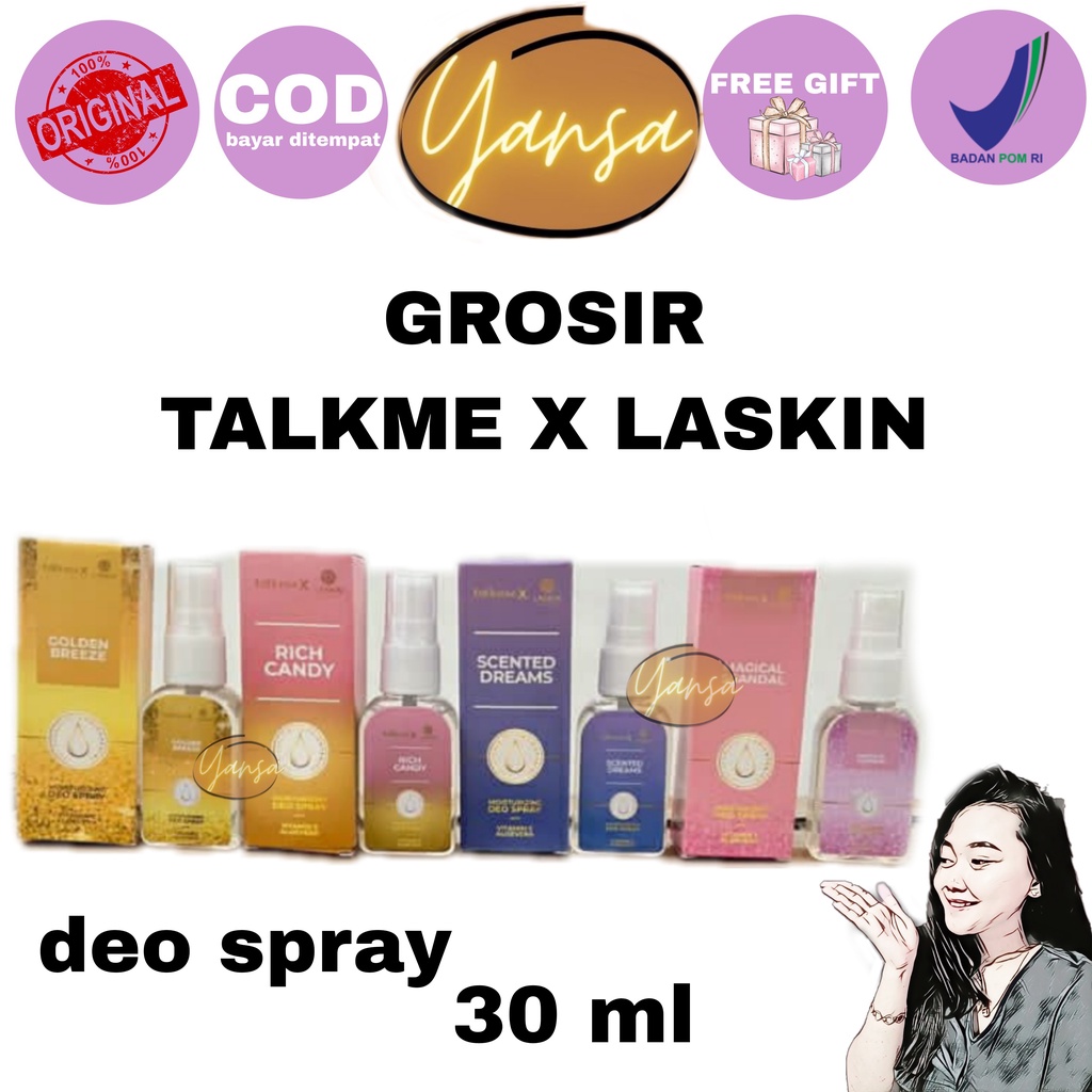 Deo Spray Talkme x Laskin 30ml