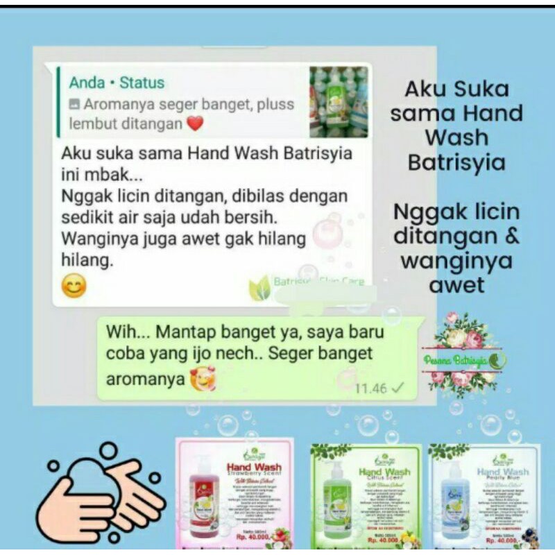 Hand Wash Batrisyia Herbal sabun cuci tangan