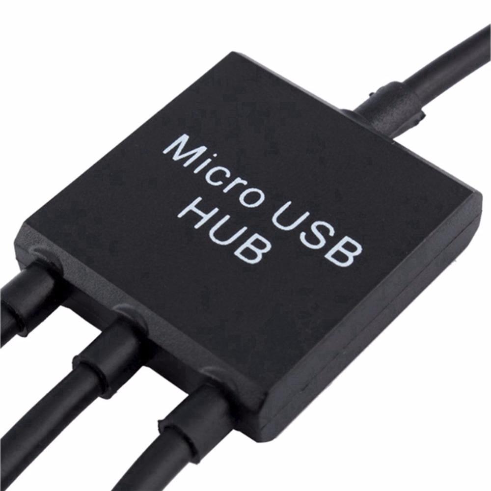 Hub Adapter Splitter 3 Port Micro USB OTG | Shopee Indonesia