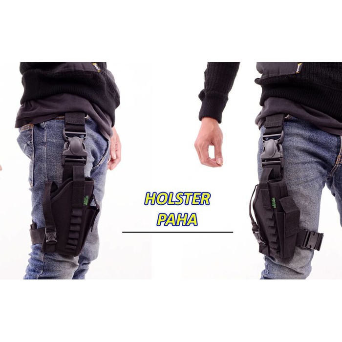 Holster paha Airsoft untuk Handgun Universal