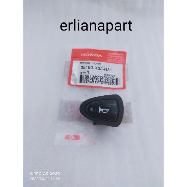 sakelar klakson Beat esp Vario 125/150 Scoopy esp original AHM