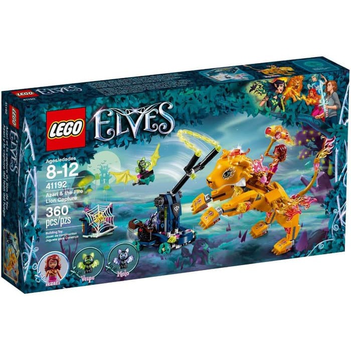 Mkmn 610 Lego Elves 41192 Azari The Fire Lion Capture Shopee Indonesia