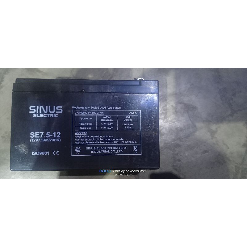 aki tangki cas 12v7.5ah