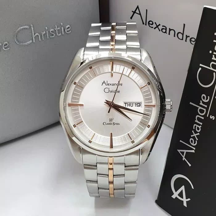 Jam Tangan Pria Alexandre Christie Original New Model AC9504