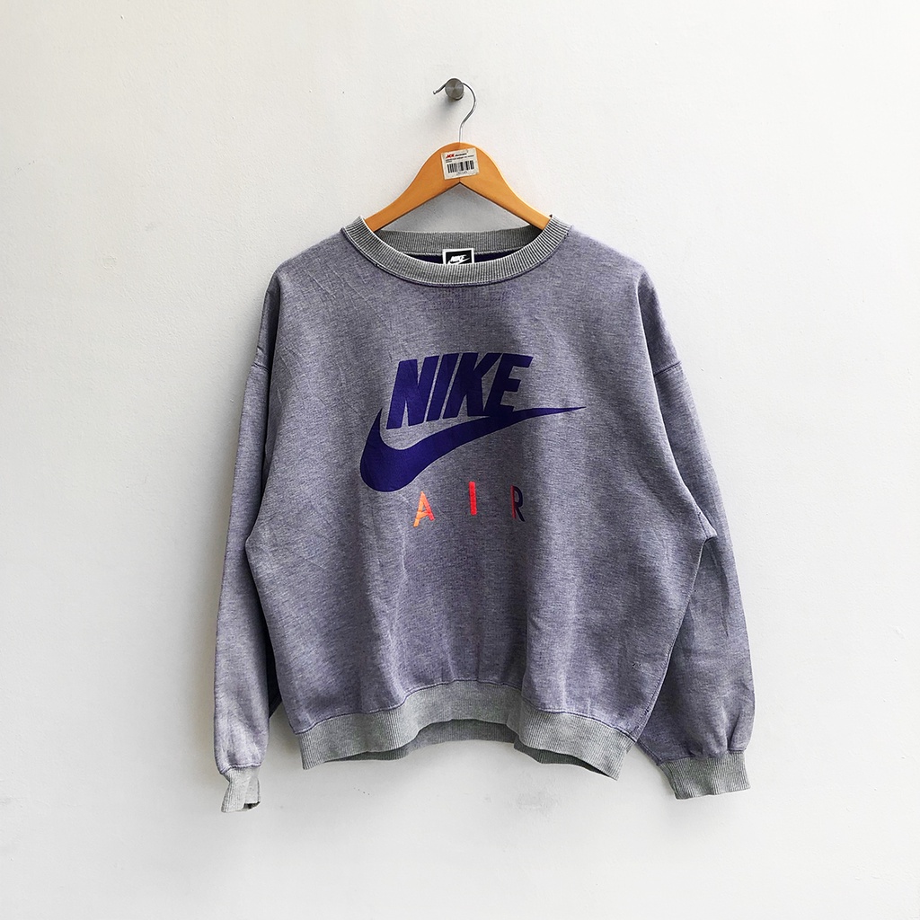 Original Vintage JAPAN Nike Crewneck Sweater Sweatshirt 80s 90s Second Pria