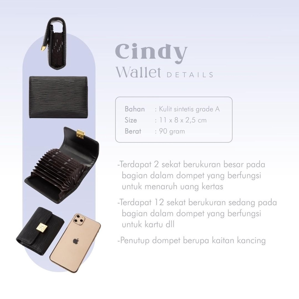 JIMS HONEY CINDY WALLET DOMPET KARTU WANITA