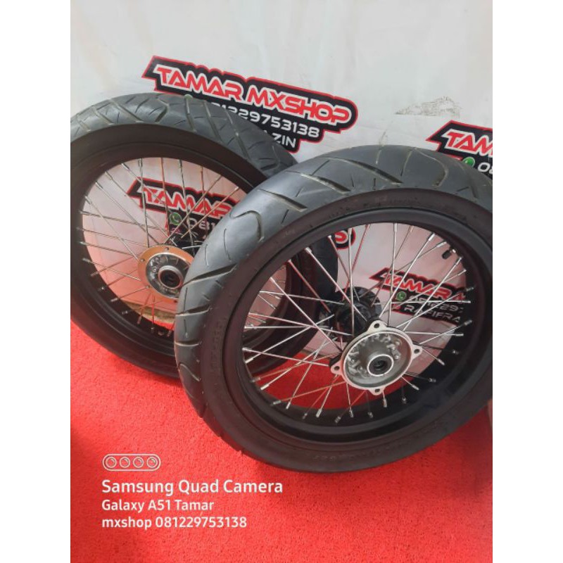 Roda supermoto KLX D-Tracker 150 Ban Sumo KLX Roda Sumo D-Tracker 150